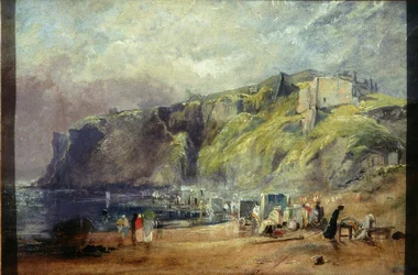 Tynemouth Castle from Percy Bay